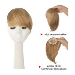 4Pcs One pieces Natural Forehead Clip Bangs Hair pieces