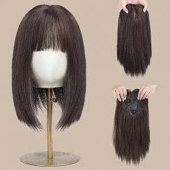 2Pcs Womens Top Natural Clip In Hair Pieces