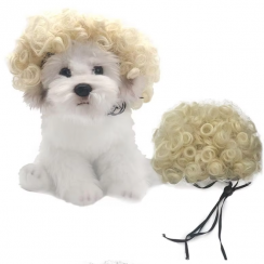 20 Pcs Dogs Curl Costume Christmas Wigs